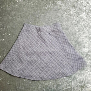 Loft Gray A-Line Skirt